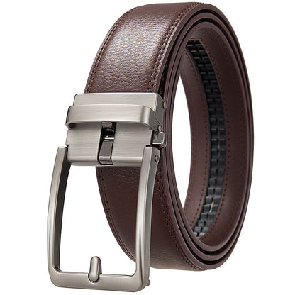 Cintura in pelle con fibbia in vari colori