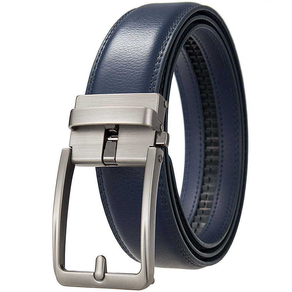 Cintura in pelle con fibbia in vari colori