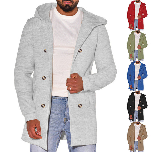 Cappotto versatile in lana Trench da uomo