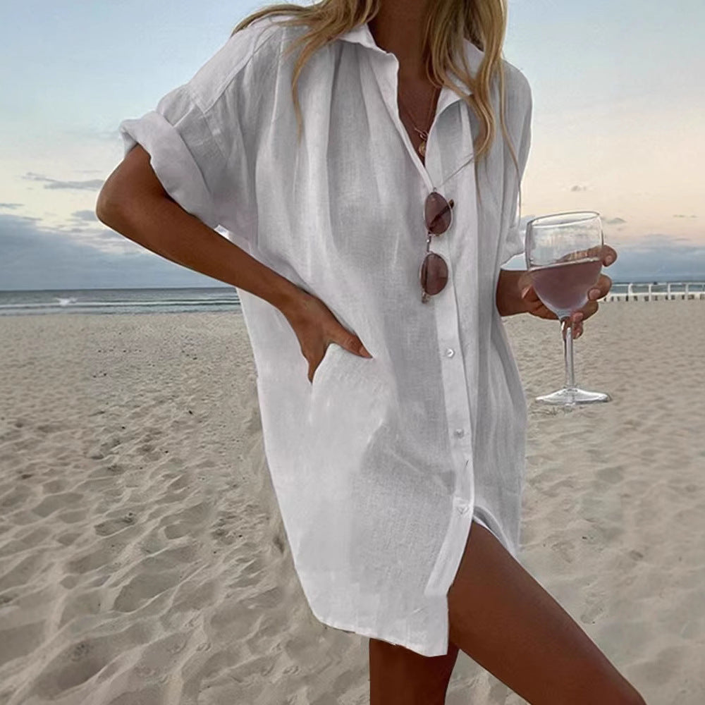 Camicia in cotone casual