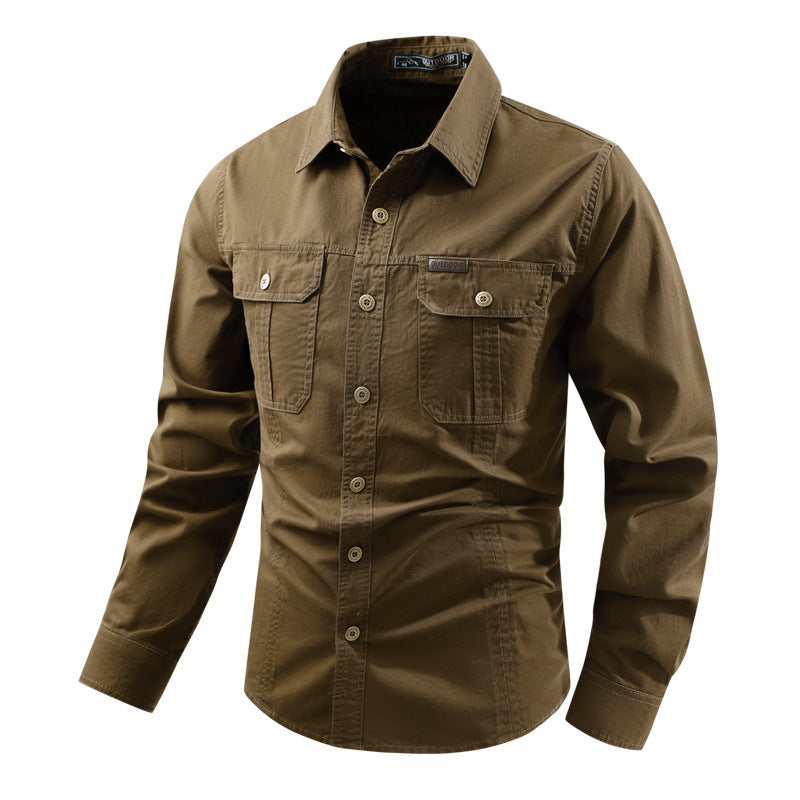 Camicia in tinta unita