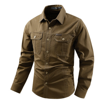 Camicia in tinta unita