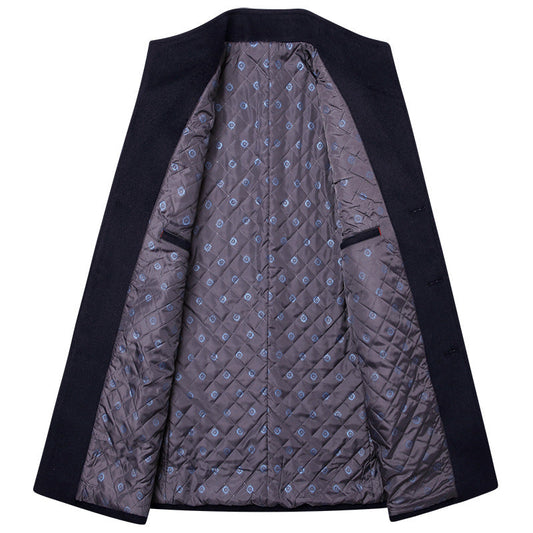 Cappotto elegante con collo alto vintage